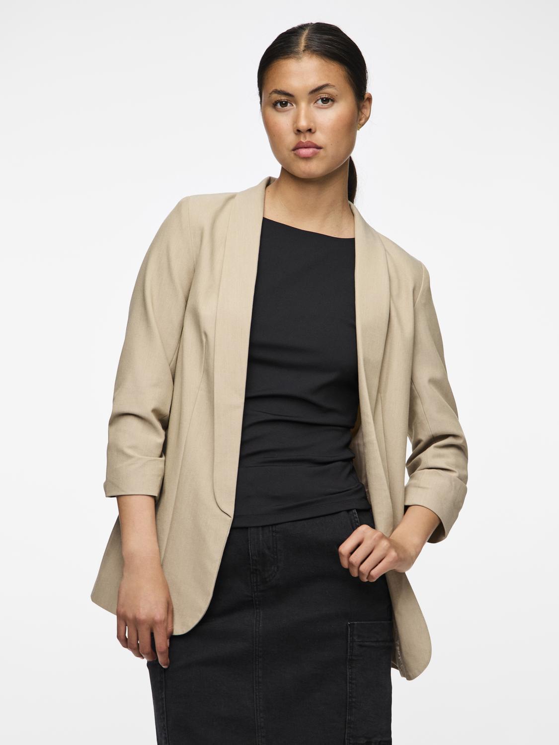 PCBOSELLA Blazer - White Pepper